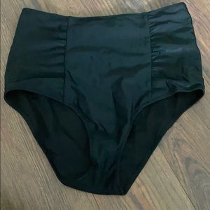 Aerie Black High Waisted Bikini Bottom